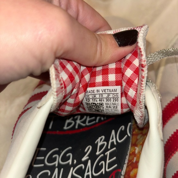 Adidas Originals Campus 80s Low Men’s Casual Shoes White Red GY4580 - Picture 7 of 8